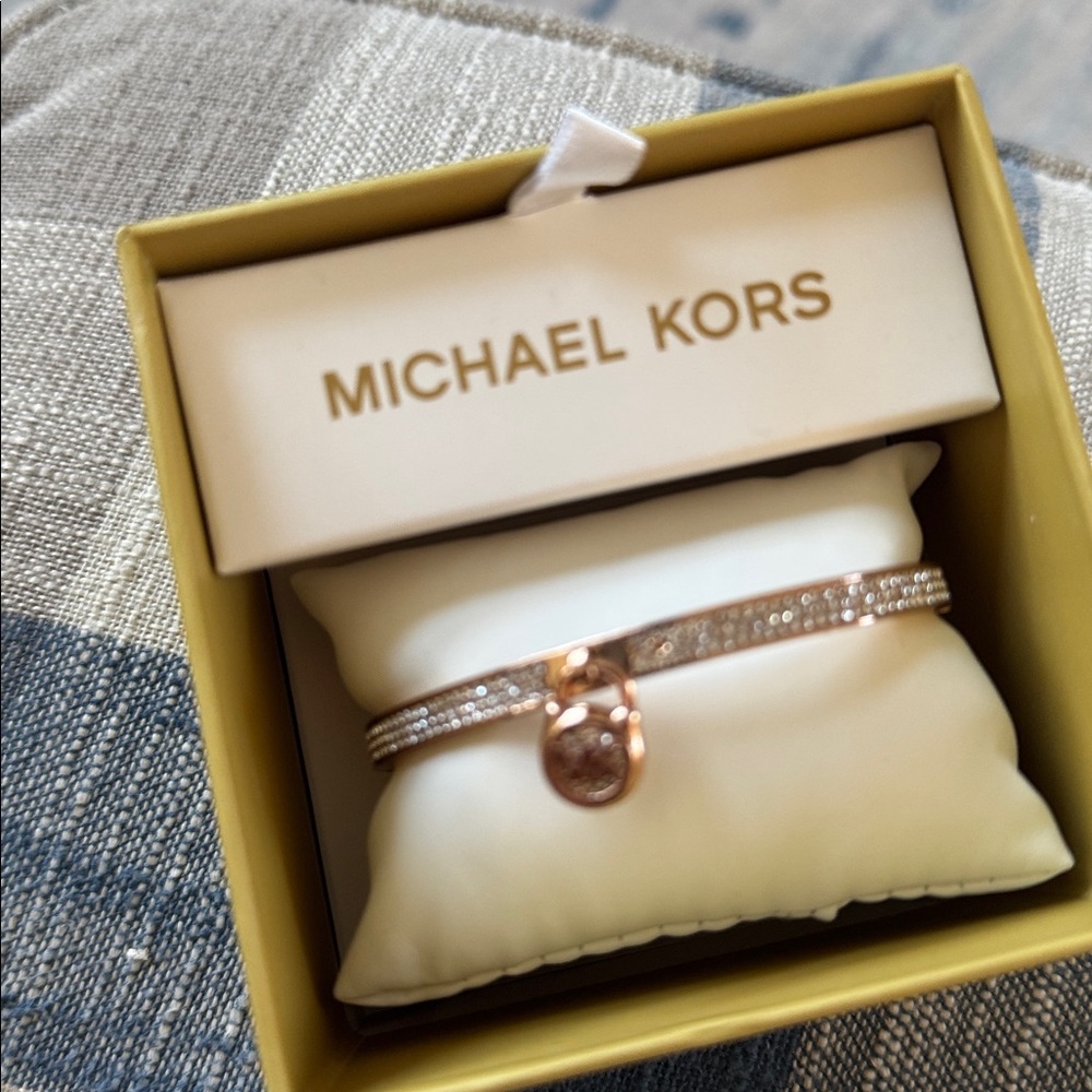 Rose Gold MK bracelet